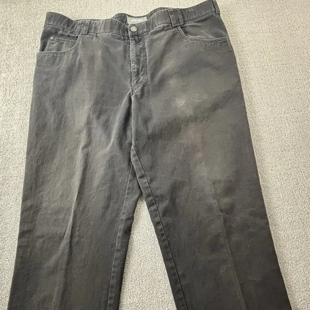 Meyer Pants Adult Size 42W 32L Gray Jeans Trousers Casual Men's